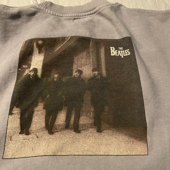 Vintage The Beatles Double Sided Graphic Sweatshirt Mens XL Apple Corps 1991 - Picture 11 of 14